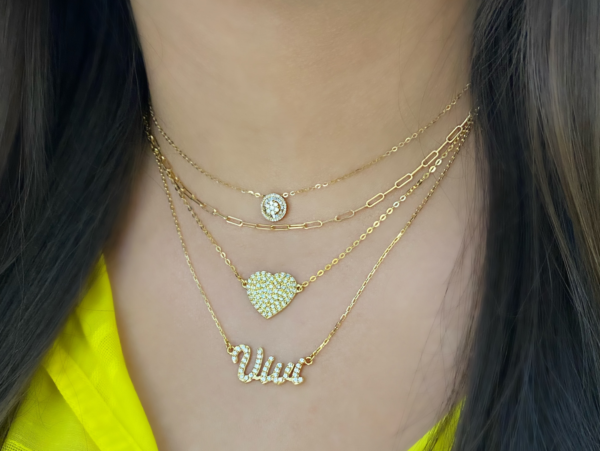 Collar de Corazón y Diamantes - Imagen 2