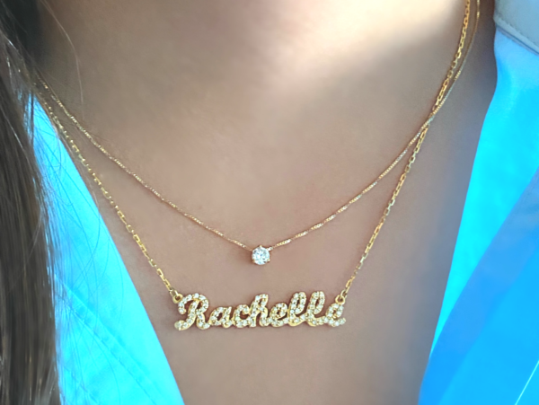 Collar de Oro con nombre Personalizado - Imagen 2