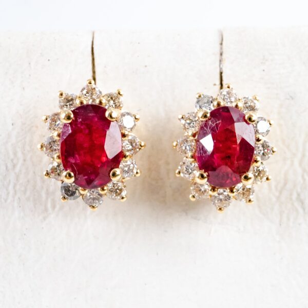 Aretes Studs Rubi Birmano Oval